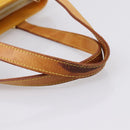 LOUIS VUITTON Monogram Vernis Houston Hand Bag Beige M91004 LV Auth gh2356-8