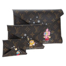 LOUIS VUITTON Monogram Vivienne Pochette Kirigami Bag M82655 LV Auth gh2357SAM-1