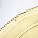 LOUIS VUITTON Monogram Vernis Columbus Tote Bag Lime Yellow M91047 Auth gh2358-21
