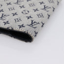 LOUIS VUITTON Monogram Mini Agenda PM Day Planner Cover Blue R20910 Auth gh2363-16