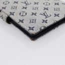LOUIS VUITTON Monogram Mini Agenda PM Day Planner Cover Blue R20910 Auth gh2363-17