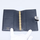 LOUIS VUITTON Monogram Mini Agenda PM Day Planner Cover Blue R20910 Auth gh2363-9