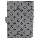 LOUIS VUITTON Monogram Mini Agenda PM Day Planner Cover Blue R20910 Auth gh2363-2