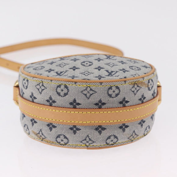 LOUIS VUITTON Monogram Mini Jeanne PM Shoulder Bag Blue M92001 LV Auth gh2364V