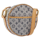 LOUIS VUITTON Monogram Mini Jeanne PM Shoulder Bag Blue M92001 LV Auth gh2364V-1