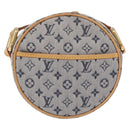LOUIS VUITTON Monogram Mini Jeanne PM Shoulder Bag Blue M92001 LV Auth gh2364V-13