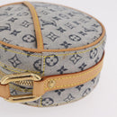 LOUIS VUITTON Monogram Mini Jeanne PM Shoulder Bag Blue M92001 LV Auth gh2364V-6