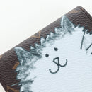 LOUIS VUITTON Catgram Grace Scoddington Notepad Pouch GI1392 LV Auth gh2365SAM-17
