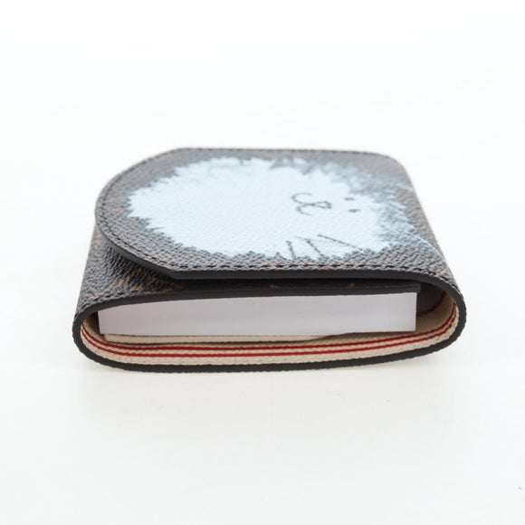 LOUIS VUITTON Catgram Grace Scoddington Notepad Pouch GI1392 LV Auth gh2365SAM