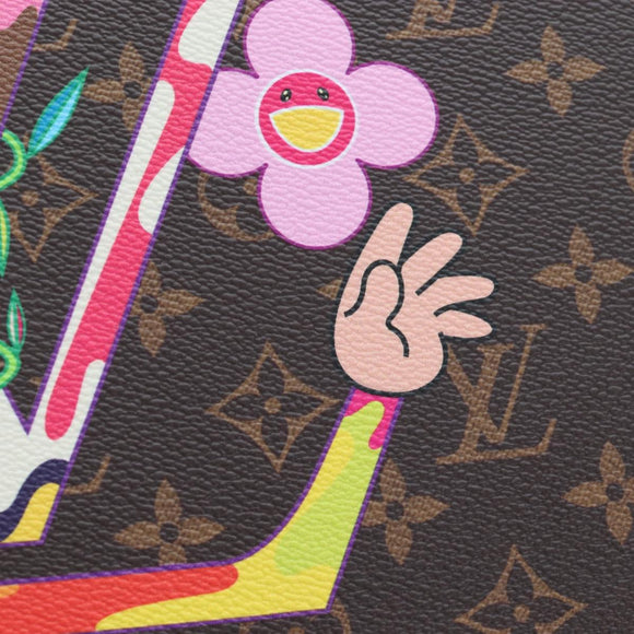 LOUIS VUITTON x TM Monogram Binder Super Flat GI1569 LV Auth gh2367SAM