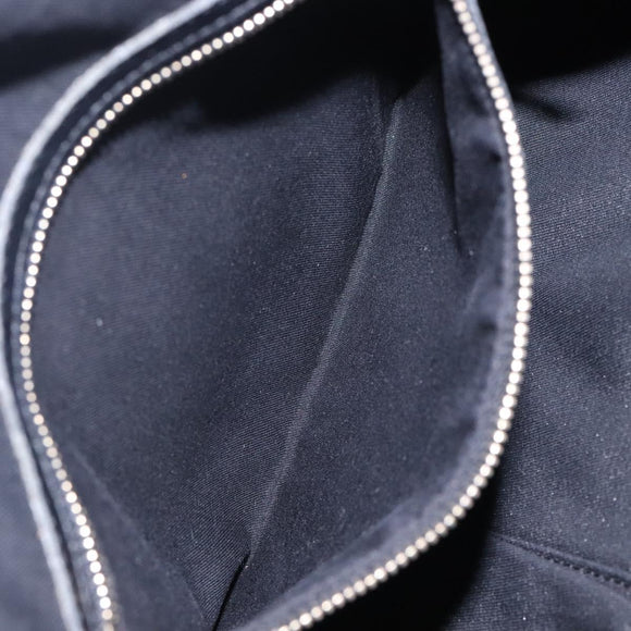 GUCCI GG Canvas Hand Bag Black Gold Auth gh237