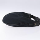 GUCCI GG Canvas Hand Bag Black Gold Auth gh237-4