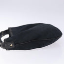 GUCCI GG Canvas Hand Bag Black Gold Auth gh237-5