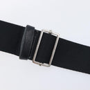 Christian Dior Trotter Canvas Shoulder Bag Black Silver Auth gh2375-11