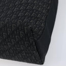 Christian Dior Trotter Canvas Shoulder Bag Black Silver Auth gh2375-13