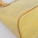 LOUIS VUITTON Monogram Vernis Houston Hand Bag Gris M91053 LV Auth gh2377-15