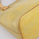 LOUIS VUITTON Monogram Vernis Houston Hand Bag Gris M91053 LV Auth gh2377-17