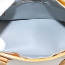 LOUIS VUITTON Monogram Vernis Houston Hand Bag Gris M91053 LV Auth gh2377-11