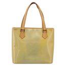 LOUIS VUITTON Monogram Vernis Houston Hand Bag Gris M91053 LV Auth gh2377-13