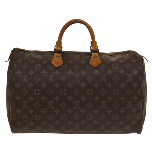 LOUIS VUITTON Monogram Speedy 40 Hand Bag M41522 LV Auth gh238