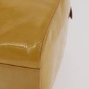 LOUIS VUITTON Monogram Vernis Mercer Boston Bag Beige M91000 LV Auth gh2380-18