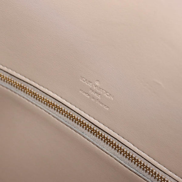LOUIS VUITTON Monogram Vernis Mercer Boston Bag Beige M91000 LV Auth gh2380