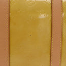 LOUIS VUITTON Monogram Vernis Mercer Boston Bag Beige M91000 LV Auth gh2380-3