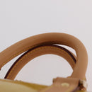 LOUIS VUITTON Monogram Vernis Mercer Boston Bag Beige M91000 LV Auth gh2380-14