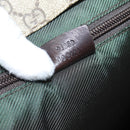 GUCCI GG Supreme Tote Bag PVC Beige Silver 91250 Auth gh2381-12