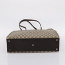 GUCCI GG Supreme Tote Bag PVC Beige Silver 91250 Auth gh2381-5