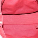 HERMES Fourre Tout MM Hand Bag Canvas Red Silver Auth gh2382-10