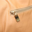 CELINE Macadam Boston Bag PVC Brown Gold Tone Auth gh2383A-22