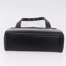 Christian Dior Shoulder Bag Patent Black Silver Auth gh2387-10
