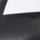 Christian Dior Shoulder Bag Patent Black Silver Auth gh2387-15