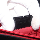 Christian Dior Shoulder Bag Patent Black Silver Auth gh2387-28
