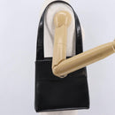 Christian Dior Shoulder Bag Patent Black Silver Auth gh2387-29