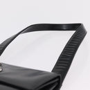 Christian Dior Shoulder Bag Patent Black Silver Auth gh2387-8