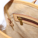 LOUIS VUITTON Nomad Bucket PM Shoulder Bag Beige M85001 LV Auth gh2389V-22