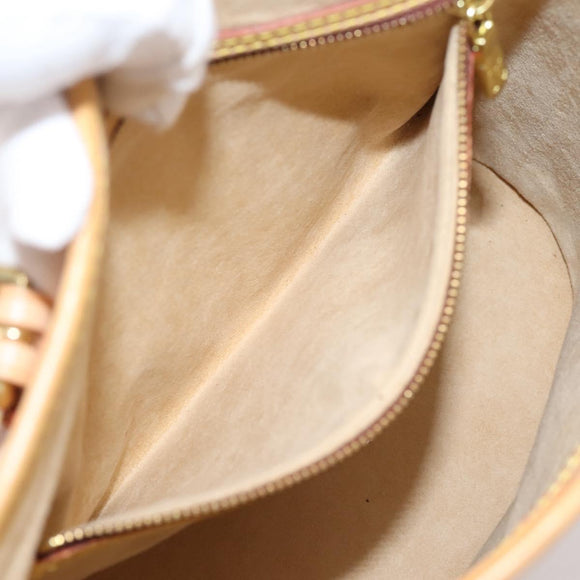 LOUIS VUITTON Nomad Bucket PM Shoulder Bag Beige M85001 LV Auth gh2389V