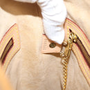 LOUIS VUITTON Nomad Bucket PM Shoulder Bag Beige M85001 LV Auth gh2389V-12