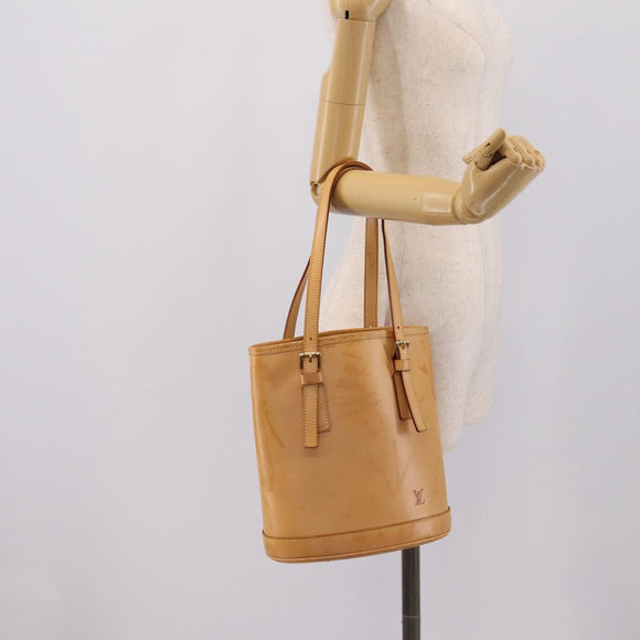 LOUIS VUITTON Nomad Bucket PM Shoulder Bag Beige M85001 LV Auth gh2389V