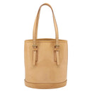 LOUIS VUITTON Nomad Bucket PM Shoulder Bag Beige M85001 LV Auth gh2389V-2
