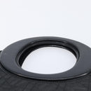 Christian Dior Canage Hand Bag Nylon Black Gold Tone Auth gh2390-8