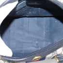 GUCCI GG Supreme Sherry Line Hand Bag PVC Navy Gold Tone 40 3842 Auth gh2396-11