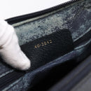 GUCCI GG Supreme Sherry Line Hand Bag PVC Navy Gold Tone 40 3842 Auth gh2396-12