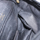 Christian Dior Canage Shoulder Bag Nylon Black Gold Tone Auth gh2397-20