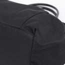 Salvatore Ferragamo Vala Tote Bag Nylon Black Gold Tone Auth gh2398A-10