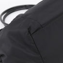 Salvatore Ferragamo Vala Tote Bag Nylon Black Gold Tone Auth gh2398A-13