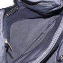 Salvatore Ferragamo Vala Tote Bag Nylon Black Gold Tone Auth gh2398A-16