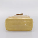 LOUIS VUITTON Monogram Vernis Reade MM Hand Bag Beige M91141 LV Auth gh2399-5